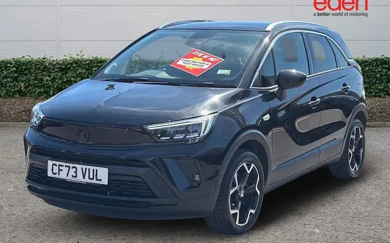 Used Vauxhall Crossland Ultimate 110 HP (80 kW) 2023 Black SUV