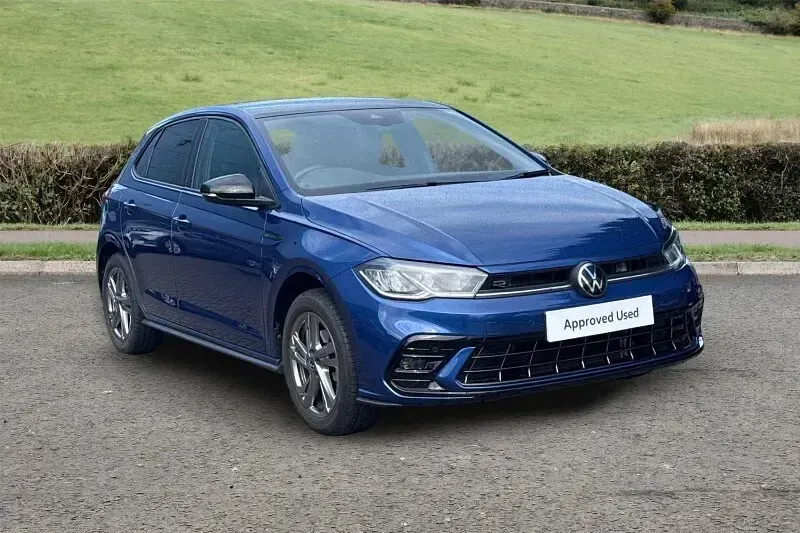 Used VW Polo R-line 80 HP (58 kW) 2022 Blue Hatchback