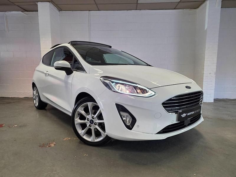 White Used 2019 Ford Fiesta Titanium Hatchback | £5,999 (Fair price) - Image 1/4