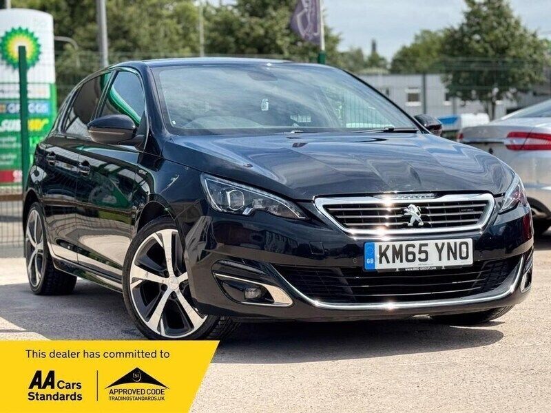 Black Used 2015 Peugeot 308 GT-line Hatchback | £6,800 (Fair price) - Image 1/4