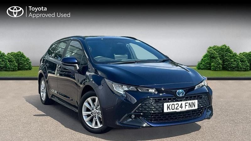 Obsidian blue Used 2024 Toyota Corolla Estate | £22,722 (Good price) - Image 1/4