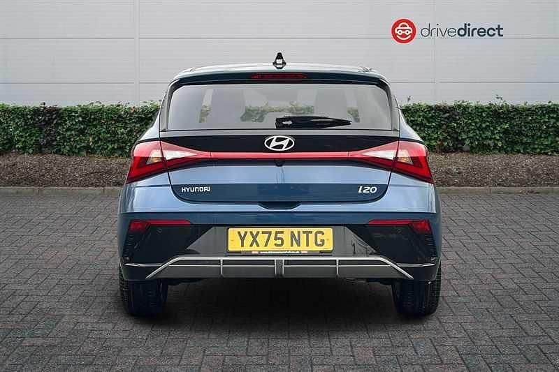 New Hyundai i20 Premium 100 HP (73 kW) 2025 Blue Hatchback