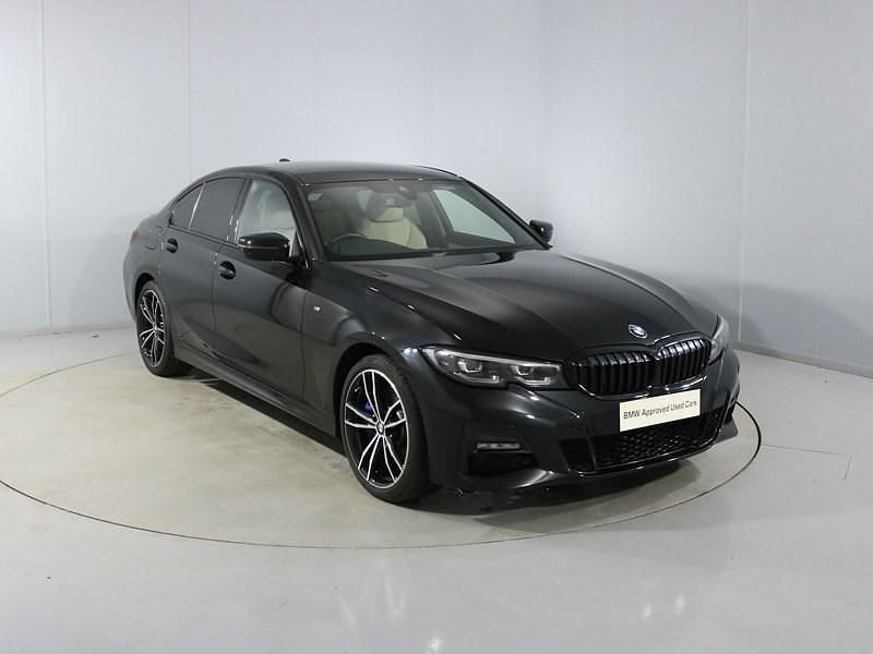 Black Used 2021 BMW 330 M Sport Sedan | £29,450 (Expensive) - Image 1/4
