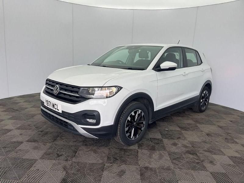 White Used 2022 VW T-Cross S SUV | £13,499 (Fair price) - Image 1/4