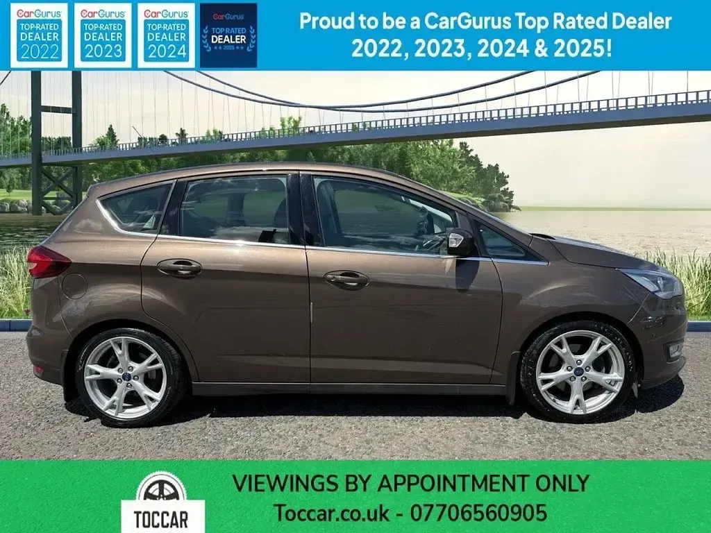 Used Ford C-MAX Titanium X 150 HP (110 kW) 2015 Brown MPV