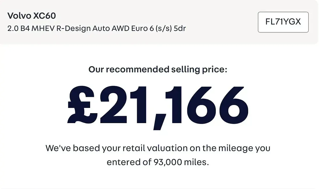 Used Volvo XC60 R-Design 2021 Blue SUV