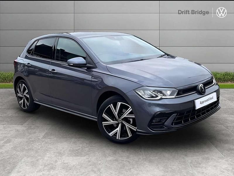 Grey Used 2023 VW Polo R-line Hatchback | £21,995 (Expensive) - Image 1/4