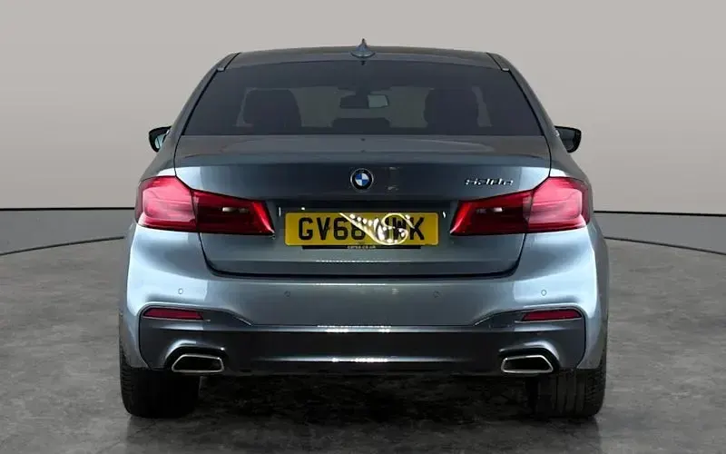 Used BMW 530e M Sport 252 HP (185 kW) 2018 Blue Sedan