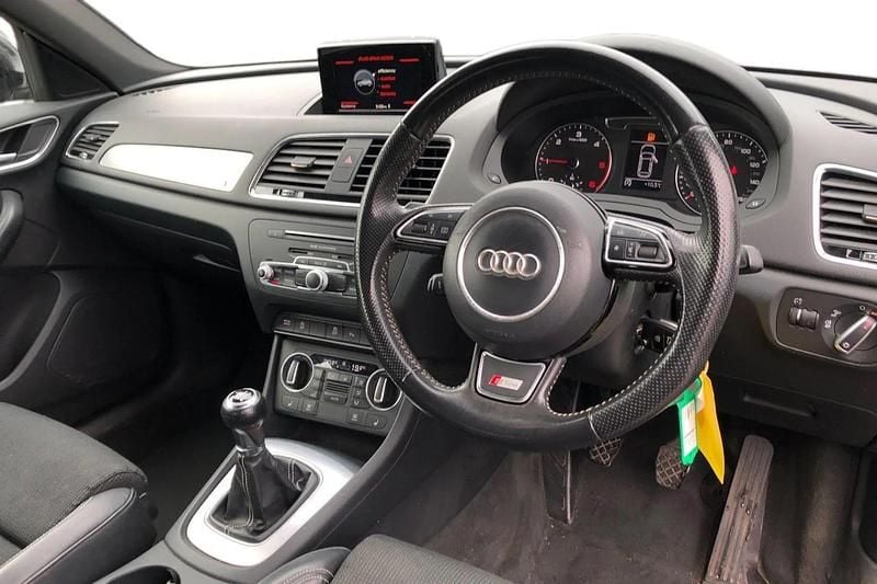 Used Audi Q3 S-Line 150 HP (110 kW) 2017 Black SUV