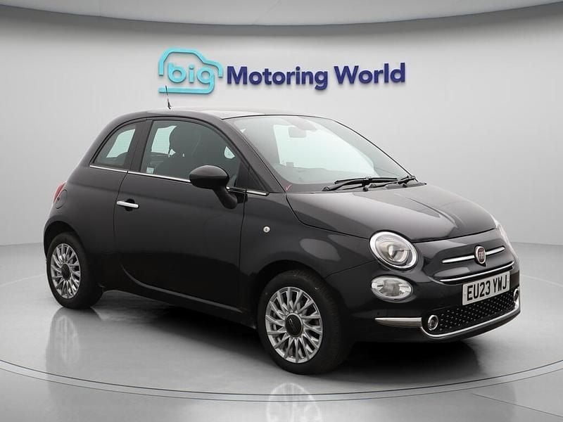 Black Used 2023 Fiat 500 S Hatchback | £8,400 (Good price) - Image 1/4