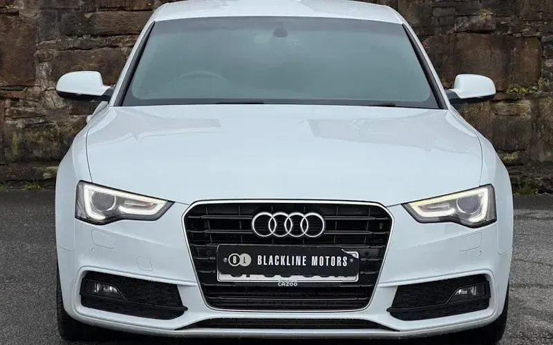 Used Audi A5 Sportback S-Line 245 HP (180 kW) 2015 White Hatchback