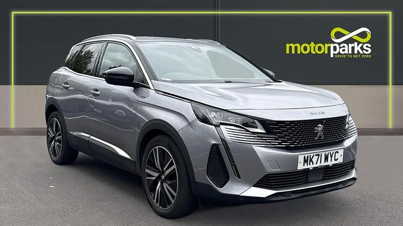Cumulus grey metallic Used 2021 Peugeot 3008 Premium SUV | £17,200 (Fair price) - Image 1/4