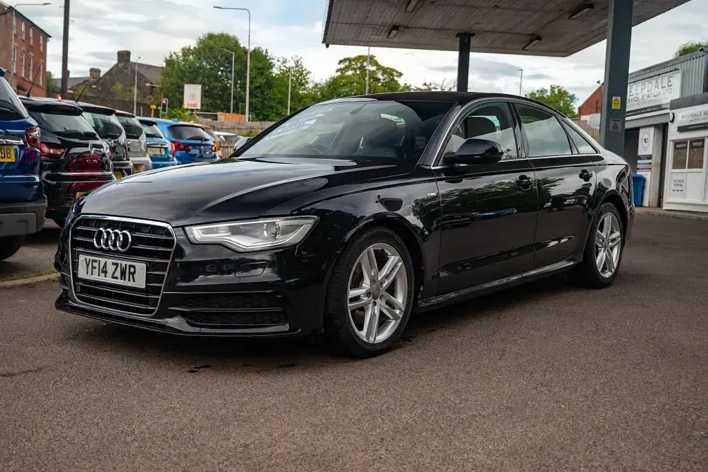 Used Audi A6 S-Line 2014 Black Sedan