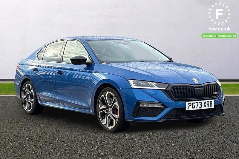 Blue Used 2023 Skoda Octavia vRS Hatchback | £23,699 (Fair price) - Image 1/4
