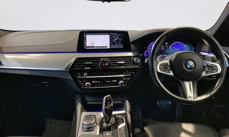 Used BMW 530e M Sport 252 HP (185 kW) 2018 Blue Sedan