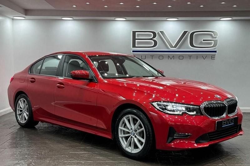 Used BMW 330e Sport Line 292 HP (214 kW) 2020 Red Sedan