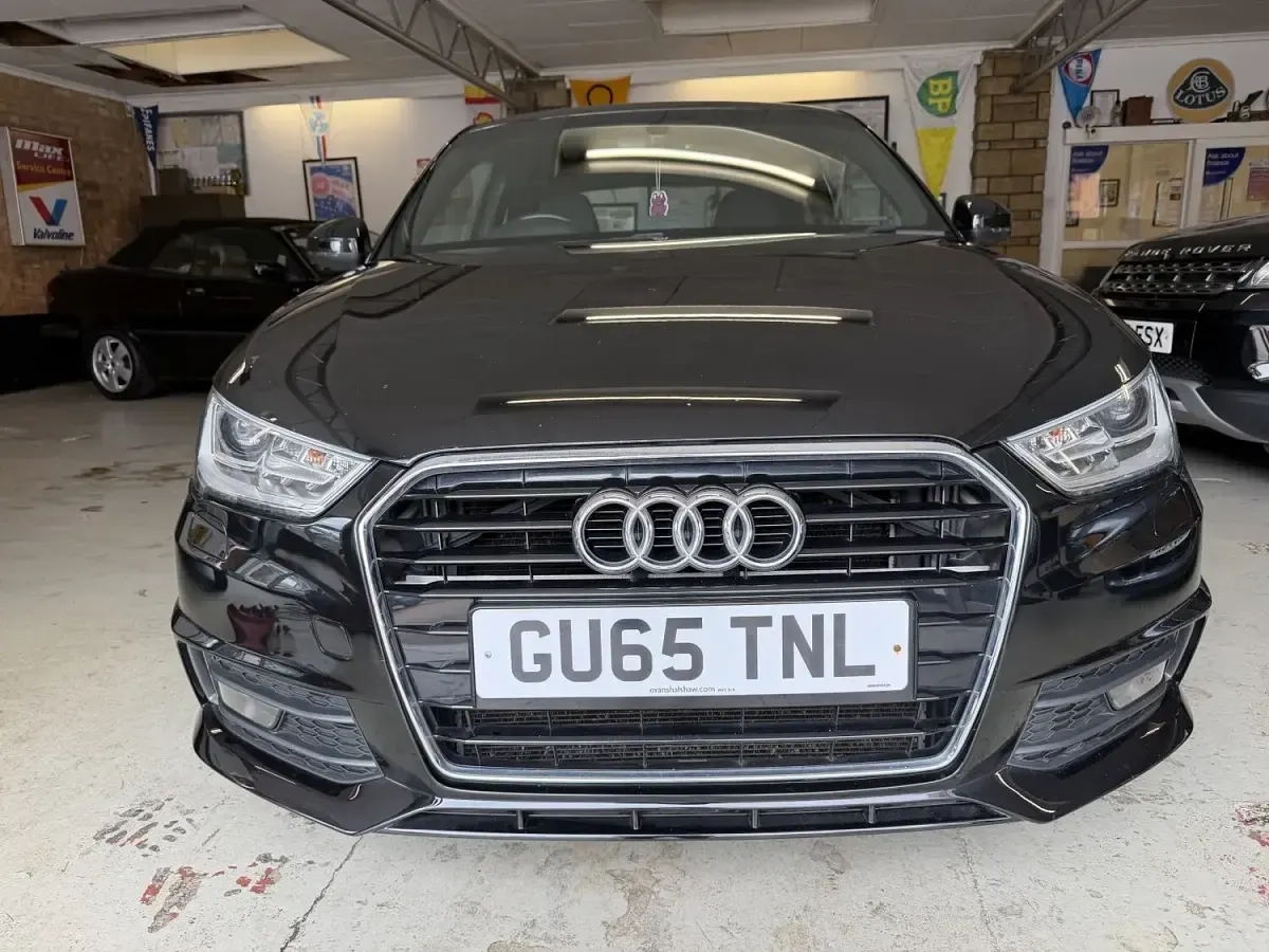 Used Audi A1 S-Line 116 HP (85 kW) 2015 Black Hatchback