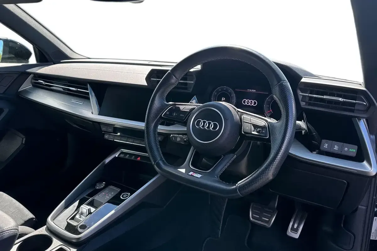 Used Audi A3 Sportback Design 150 HP (110 kW) 2021 Black Hatchback