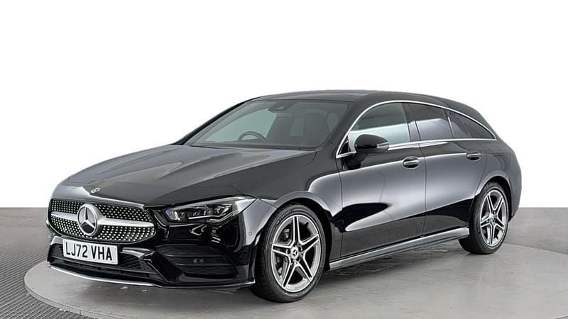 Black Used 2022 Mercedes CLA180 AMG Line Premium Plus Sedan | £22,920 (Good price) - Image 1/4
