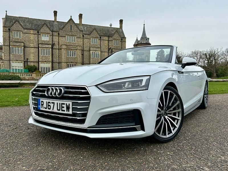 Used Audi A5 Cabriolet S-Line 2017 White Cabriolet