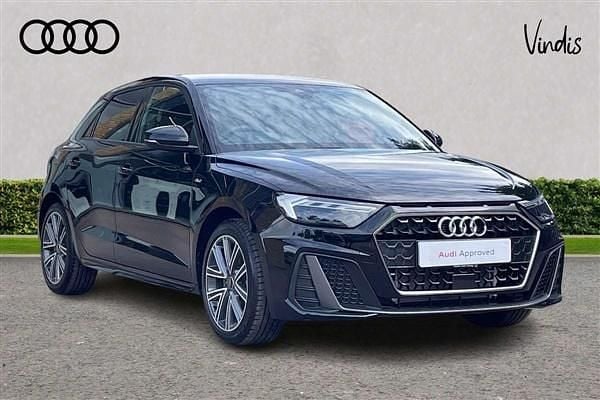 Black Used 2025 Audi A1 S-Line Hatchback | £25,159 (Fair price) - Image 1/3