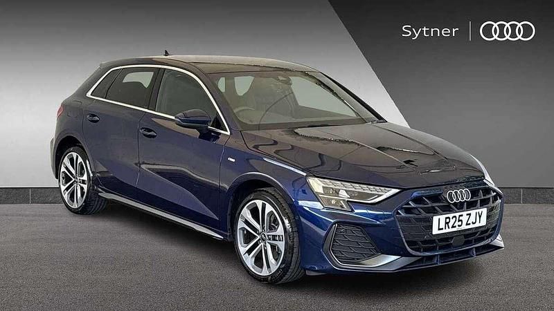 Blue Used 2025 Audi A3 e-tron S-Line Hatchback | £29,250 (A bit pricey) - Image 1/4