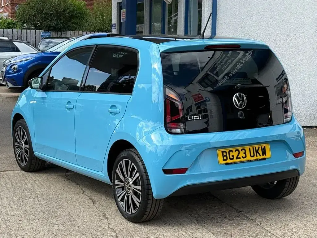 Used VW up! Black Edition 65 HP (47 kW) 2023 Blue Hatchback