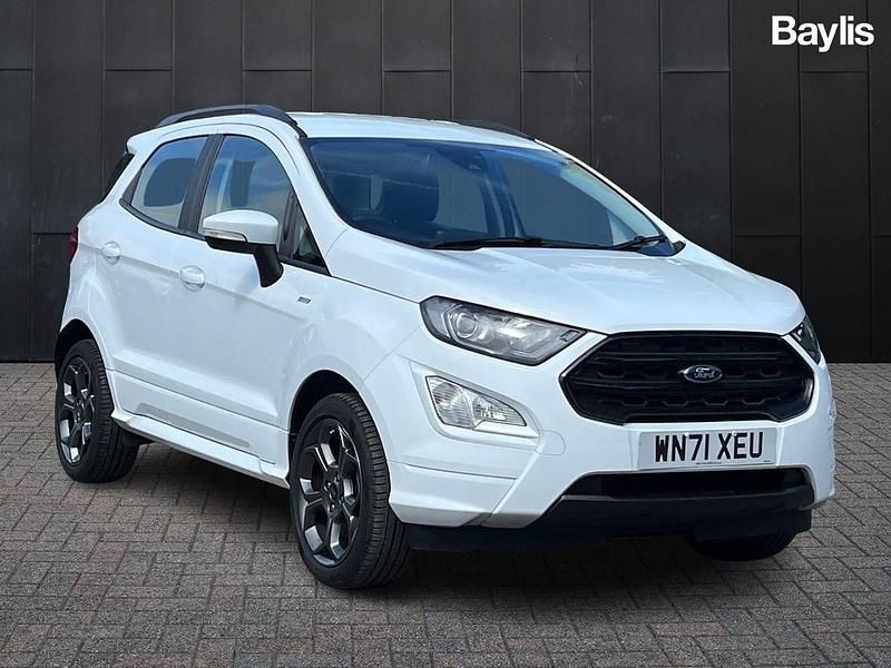 White Used 2021 Ford Ecosport ST-Line SUV | £12,589 (Fair price) - Image 1/3