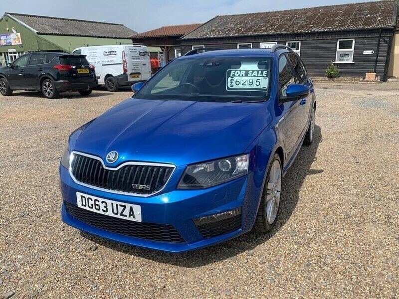 Blue Used 2013 Skoda Octavia vRS Estate | £6,295 - Image 1/4