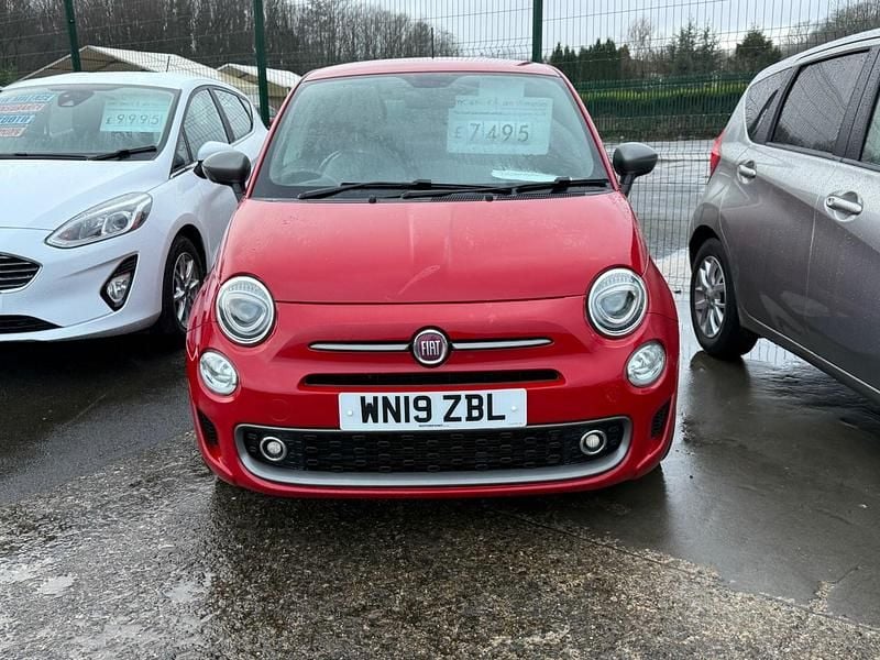 Used Fiat 500 S 69 HP (50 kW) 2019 Red Hatchback