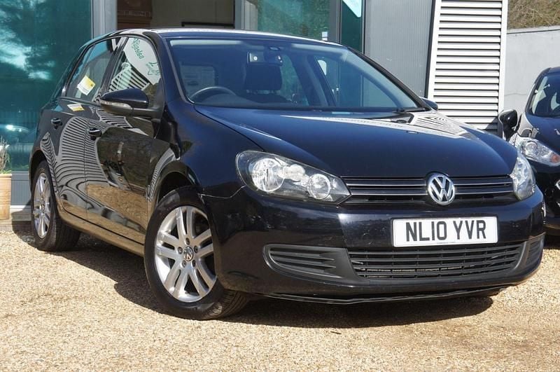 Used VW Golf VI SE 105 HP (77 kW) 2010 Black Hatchback