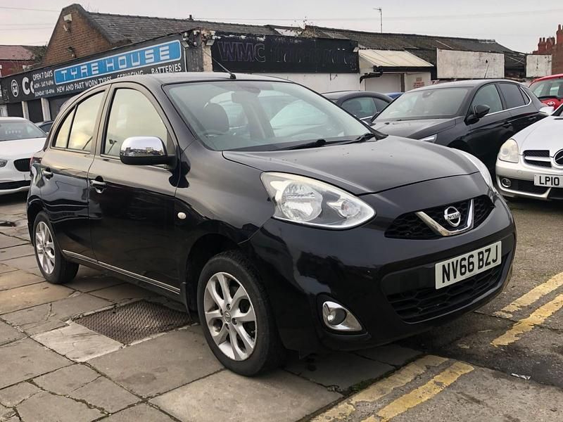 Black Used 2016 Nissan Micra Acenta Hatchback | £4,499 (Good price) - Image 1/4
