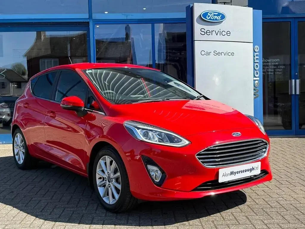 Used Ford Fiesta Titanium 2020 Red Hatchback