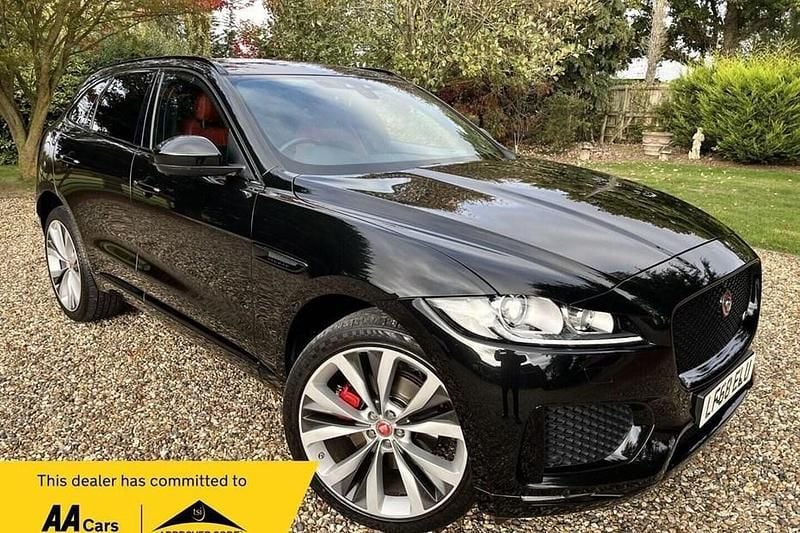 Black Used 2018 Jaguar F-Pace S SUV | £20,495 (Fair price) - Image 1/1
