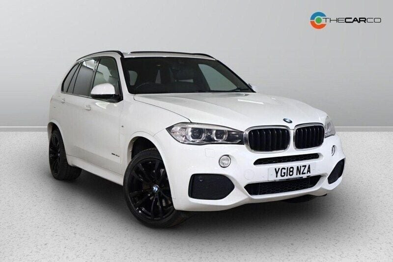 White Used 2018 BMW X5 M Sport SUV | £29,475 (Fair price) - Image 1/2