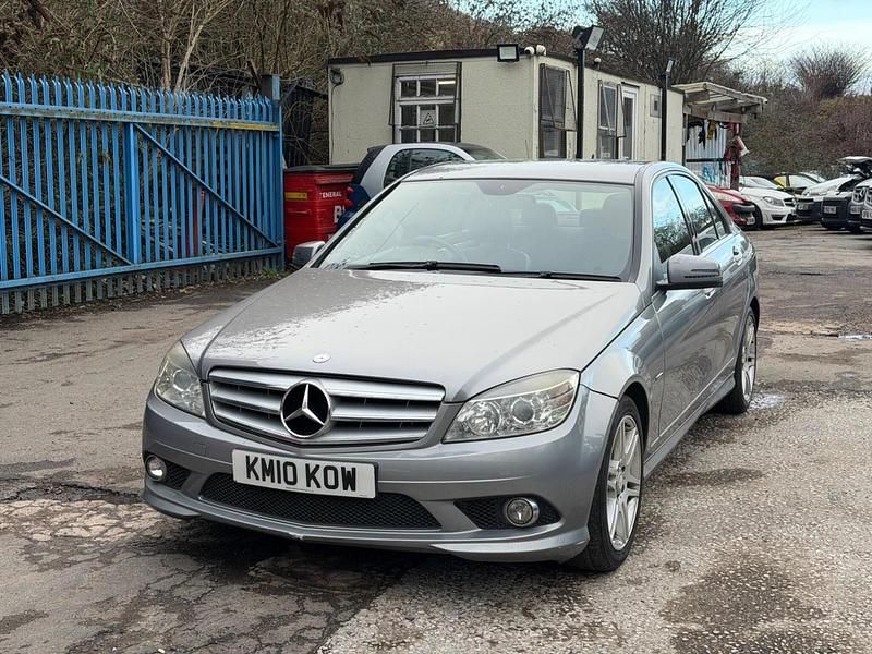 Begagnad Mercedes C220 2010 Silver Sedan