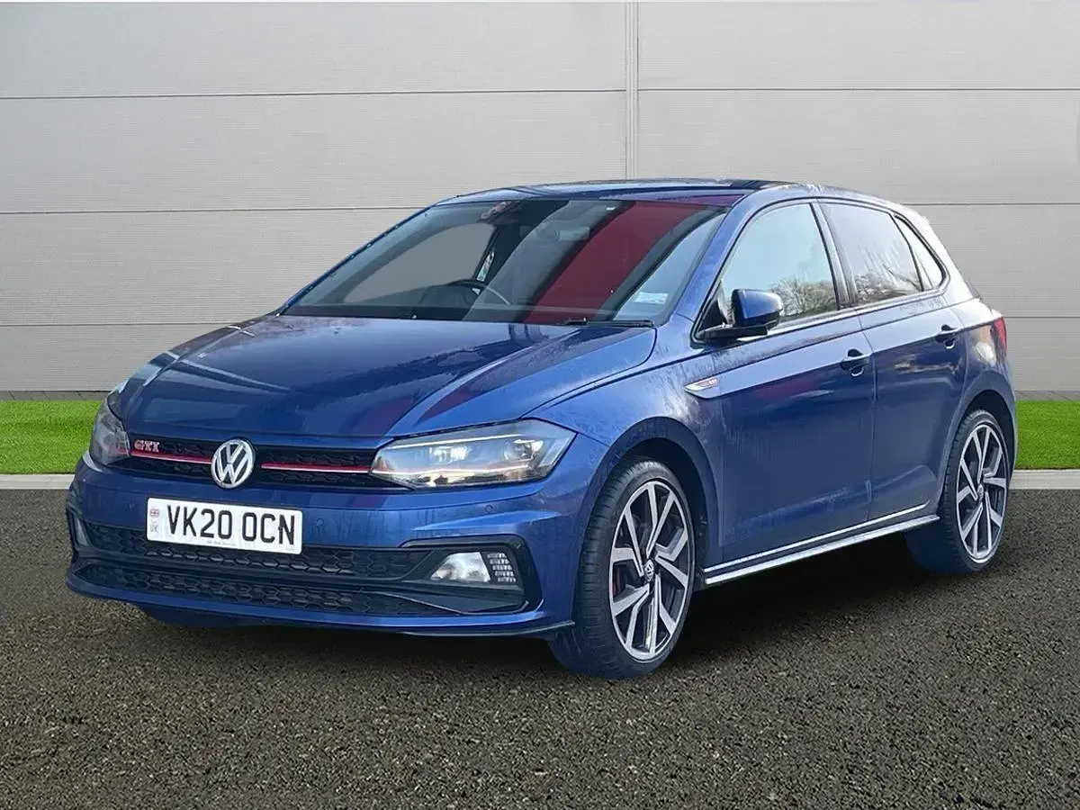 Used VW Polo GTI 200 HP (147 kW) 2020 Blue Hatchback