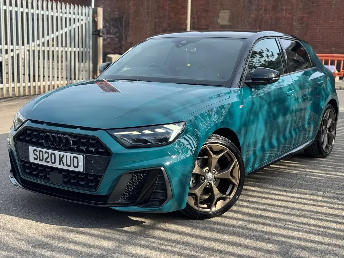 Used Audi A1 Sportback S-Line 150 HP (110 kW) 2020 Green Hatchback