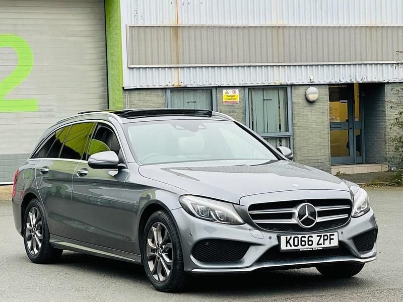 Used Mercedes C220 AMG Line Premium Plus 2017 Grey Estate