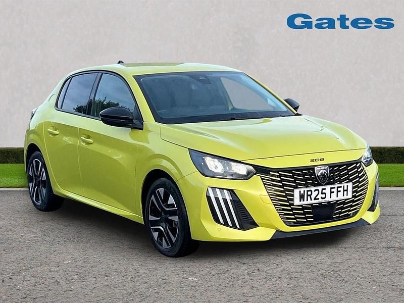 Yellow Used 2025 Peugeot 208 Allure Hatchback | £16,799 (Fair price) - Image 1/4