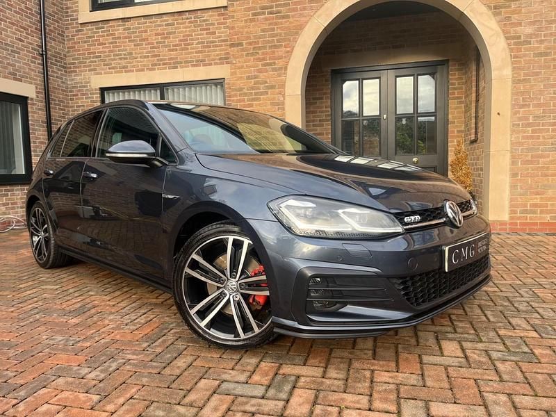 Used VW Golf VII GTD 184 HP (135 kW) 2018 Blue Hatchback