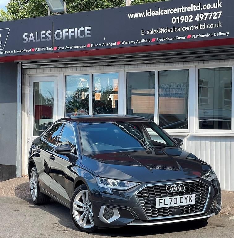 Grey Used 2020 Audi A3 Sport Sedan | £16,295 (Good price) - Image 1/3