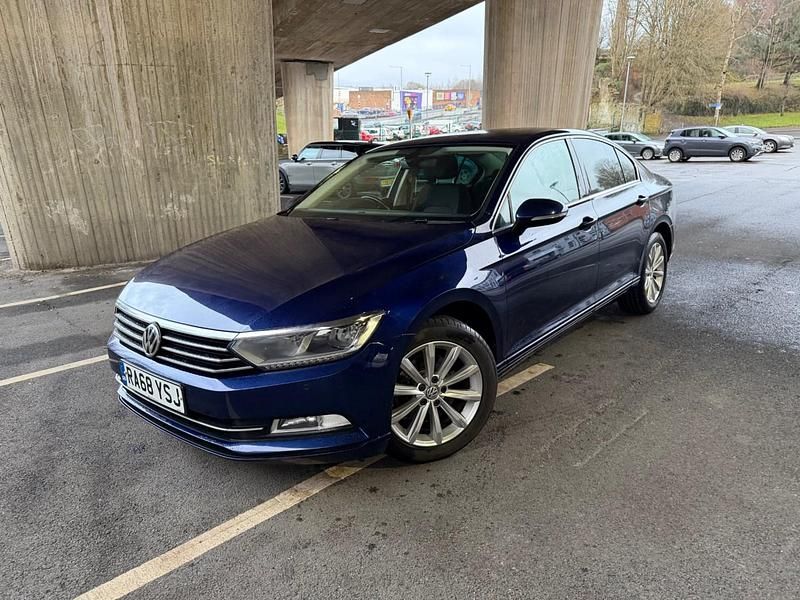 Used VW Passat Business 150 HP (110 kW) 2019 Blue Sedan