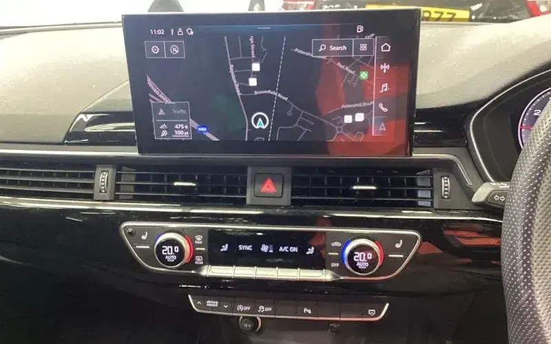 Used Audi A4 Black Edition 150 HP (110 kW) 2020 Red Sedan
