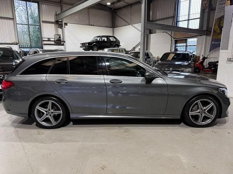Used Mercedes C220 AMG line 170 HP (125 kW) 2018 Grey Estate
