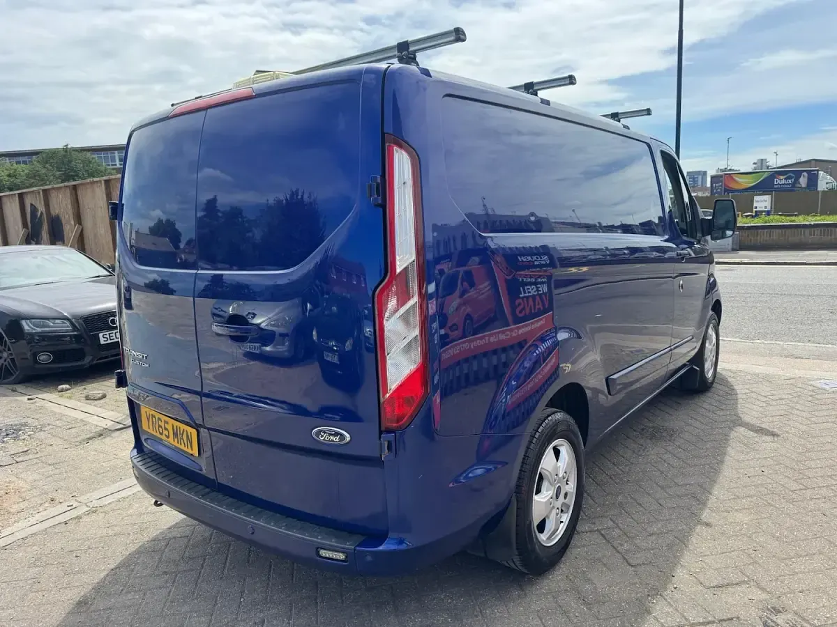 Used Ford Transit Custom Limited 125 HP (91 kW) 2015 Blue Van