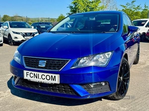 Begagnad Seat Leon SE Dynamic 110 HK (80 kW) 2018 Blå Halvkombi