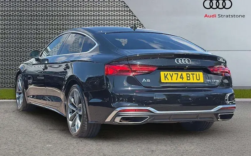 Used Audi A5 Sportback S-Line 150 HP (110 kW) 2024 Black Hatchback