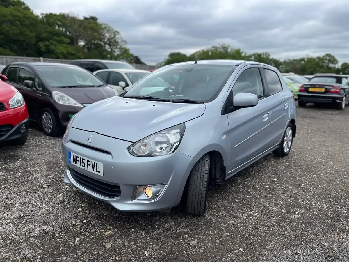 Used Mitsubishi Mirage 2015 Silver Hatchback