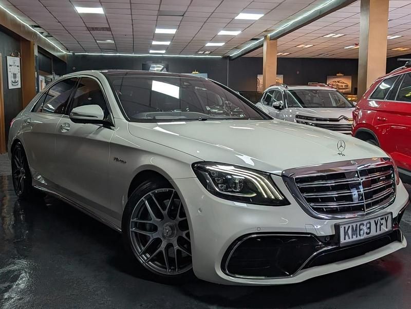 White Used 2019 Mercedes S63L AMG Executive Sedan | £64,750 - Image 1/4